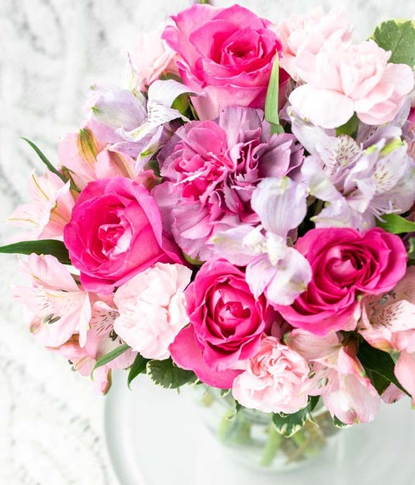 Pink Champagne Bouquet (6830898118852)